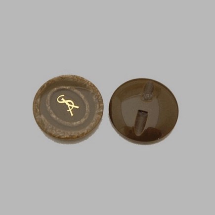 bouton pour la couture teinte de couleur verte Dm 30 mm