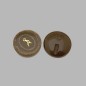 bouton pour la couture teinte de couleur verte Dm 30 mm