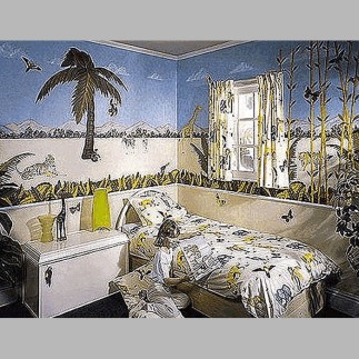 Décoration pour chambre d'enfant de frieze frame design Jungle A