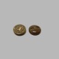 Bouton verte-or 17 mm