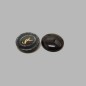 Bouton noir-bleu 22 mm