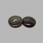 Bouton noir-gris 25 mm