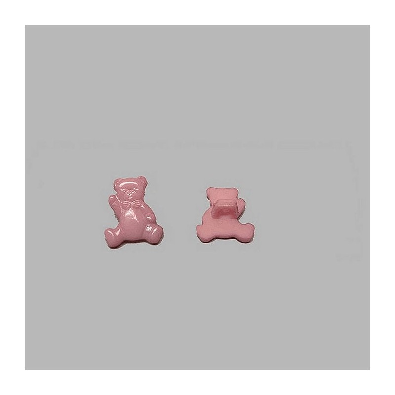 Button bear Purple 15 mm