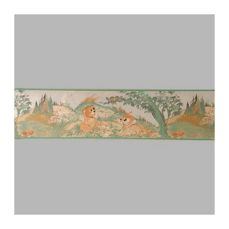 Bordure de papier ours 18 cm x 5 mètre