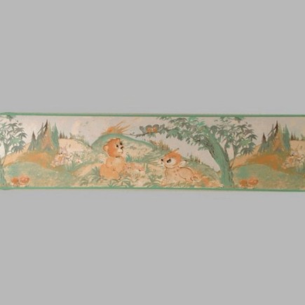 Wallpaper border bears 18 cm x 5 meter