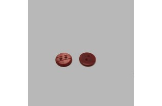 Button with stripes dark purple 11 mm