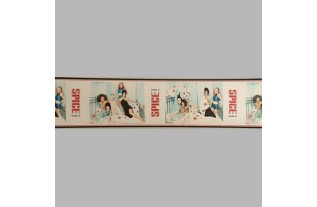 Bordure de papier peint Spice girls 17 cm x 5 mètre