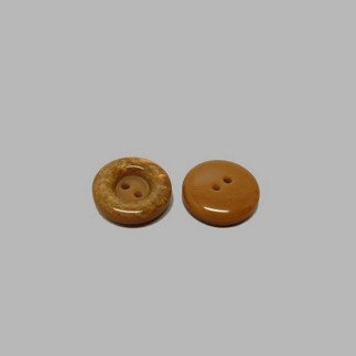 Marbre look brun clair bouton 17 mm