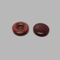 Marble look dark red- brown button 22 mm