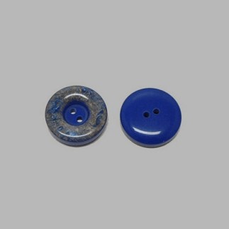 bouton pour la couture sur tissus couleur bleue 20 mm
