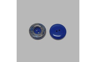 bouton pour la couture sur tissus couleur bleue 20 mm