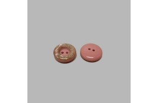 Marble look light purple button 17 mm