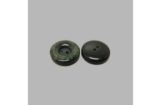 Marble look green button 22 mm