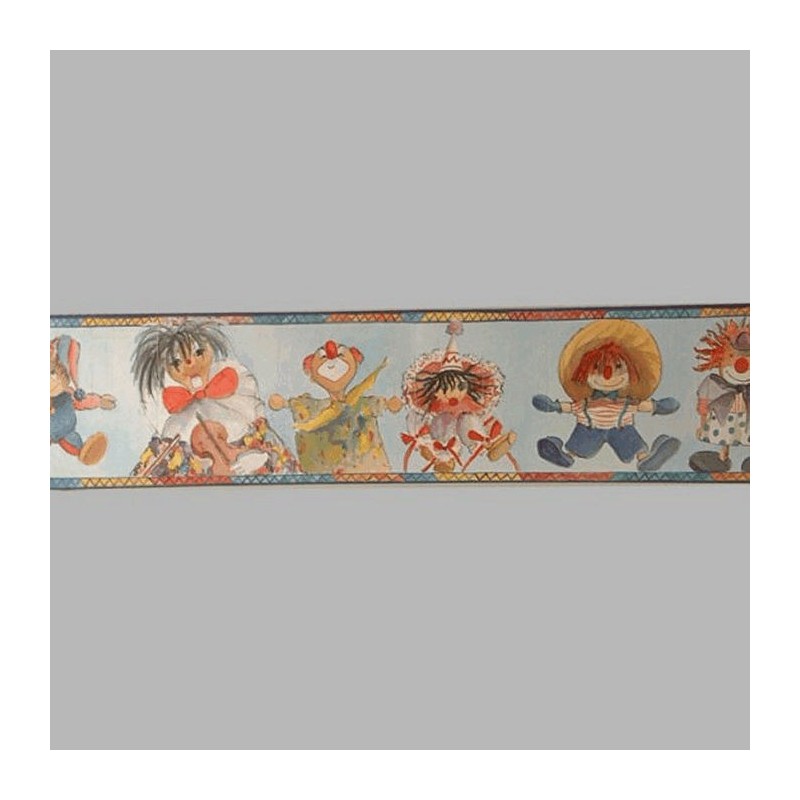 Behangrand clownen 17 cm x 5 meter