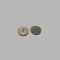 Bouton vagues gris 15 mm