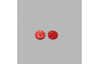 Bouton vagues rouge sang 15 mm