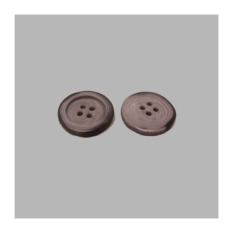 Bouton tacheté violet foncé 22 mm