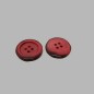 Bouton tacheté bordeau 22 mm