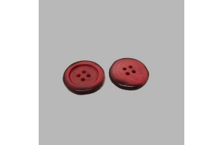 Bouton tacheté bordeau 22 mm