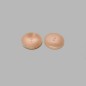Bouton rose-blanc 20 mm
