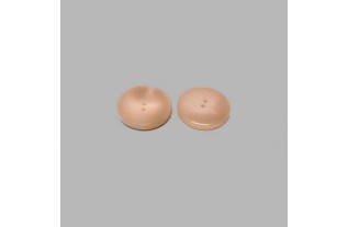 Button rose-white 20 mm