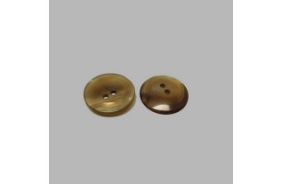 Button green glass 22 mm