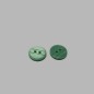 Button with stripes Green 15 mm