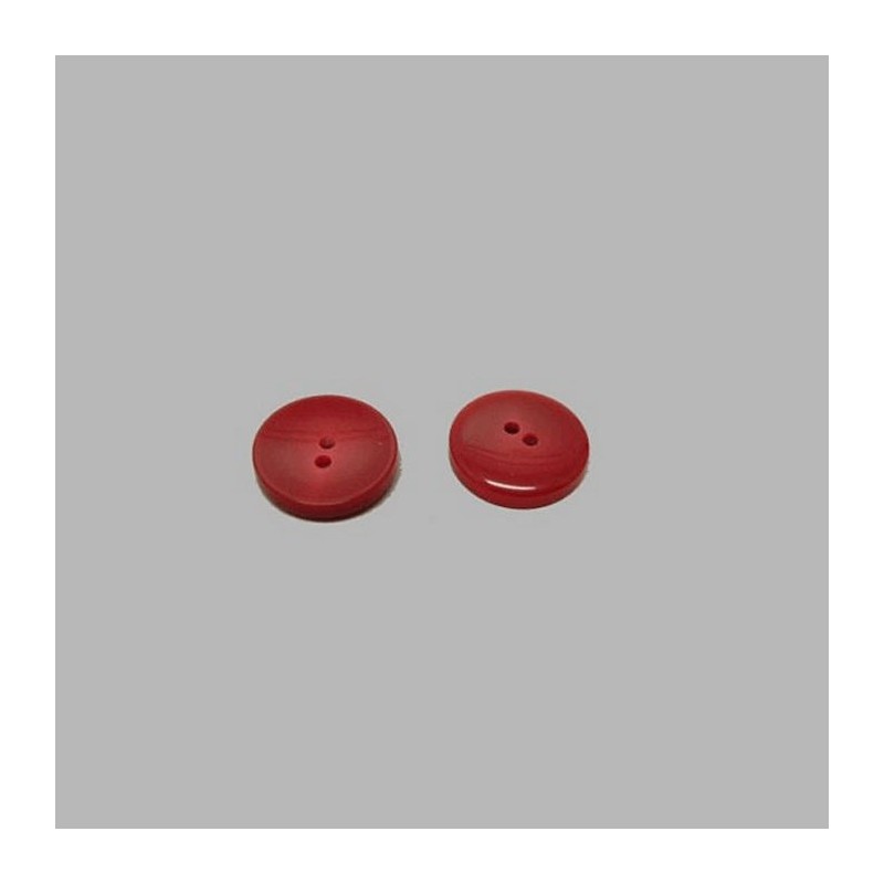 Button dark red 15 mm