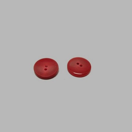 Bouton rouge foncé 15 mm