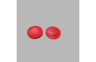 Bouton Indisch rouge 20 mm