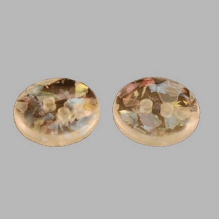 Button transparent-diamond style 12 mm