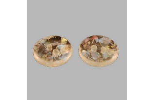 Bouton style de diamond-transparent 15 mm