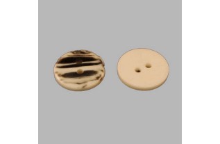 Button white-black 12 mm