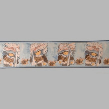 Wallpaper border dolls 18 cm x 5 meter