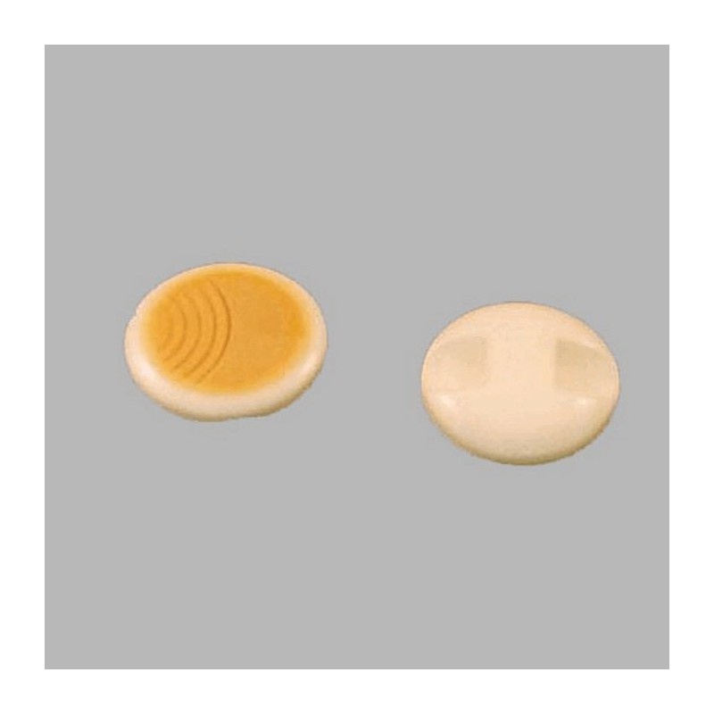 button for sewing onto fabrics color tint white 12 mm
