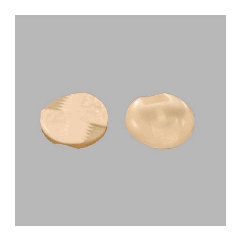 Button white-transparent 12 mm