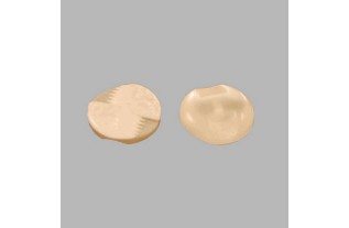 Knoop wit transparant 12 mm