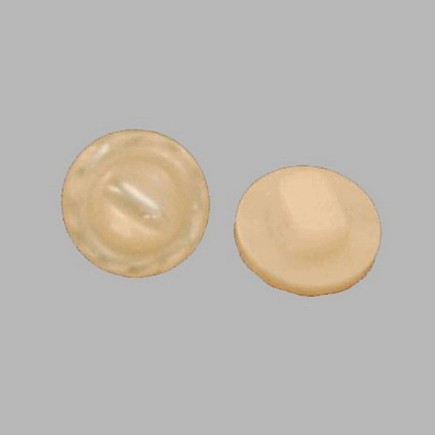 button for sewing onto fabrics color tint white 12 mm