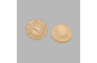 button for sewing onto fabrics color tint white 12 mm