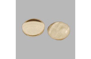 Knoop wit diamant12 mm