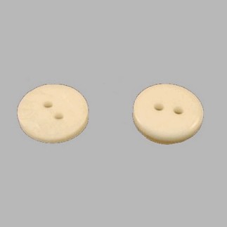 Knoop wit golven12 mm