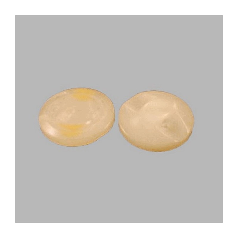 button for sewing onto fabrics color tint white 12 mm