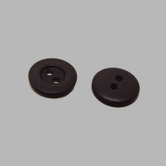 Button black 12 mm