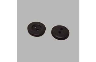 Button black 12 mm