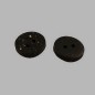 Knoop zwart gespikkeld 15 mm Knoop zwart gespikkeld 15 mm