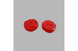 Red button-flower 11 mm
