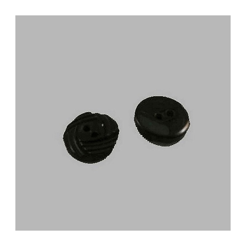 Bouton blue foncé-rouge 11 mm
