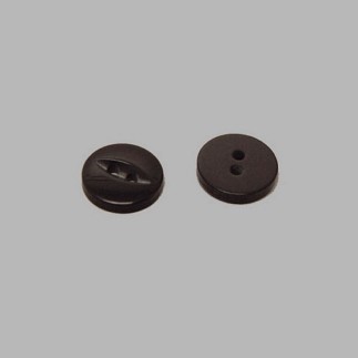 Button black 10 mm