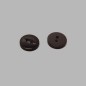 Button black 10 mm