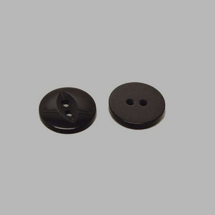 Bouton noir 12 mm